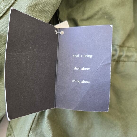 GAP Kids NEW 3-in-1 Parka Hooded Jacket Coat Toddler Girls Army Green Size 4T - Picture 11 of 13